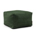 Puof a sacco verde con rivestimento in velluto a coste Softbox MooG – SLOWDOWN