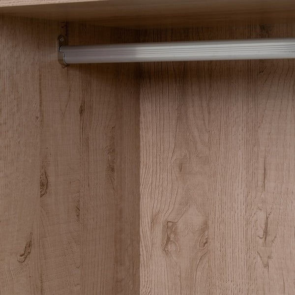 Amardio componibile di colore naturale con effetto rovere a giorno 80x180x45 cm Modular – Casa Selección-image-4