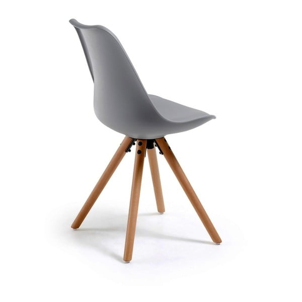 Sedia grigia con gambe in faggio Bonami Essentials Lumos - loomi.design-image-1