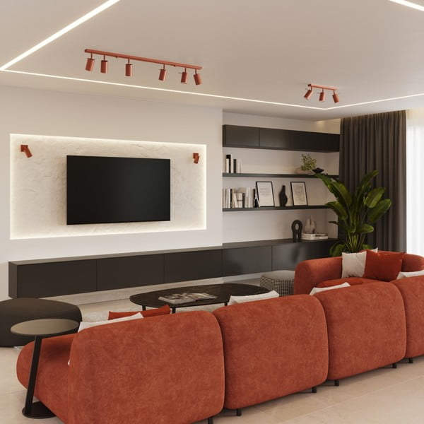 Faretto color mattone 6x117 cm Etna – Sollux-image-2