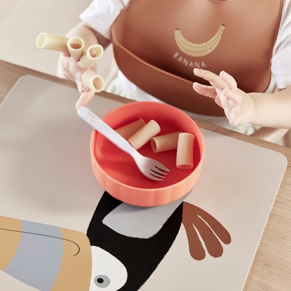 Set da pranzo per bambini in plastica 2 pz Pullo – OYOY Mini-image-1
