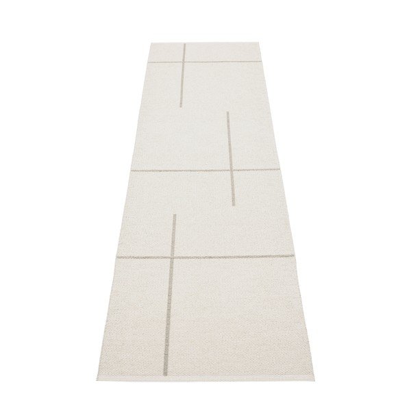 Passatoia da interno/esterno grigio chiaro/color crema 70x270 cm Fred Linen – Pappelina-image-2