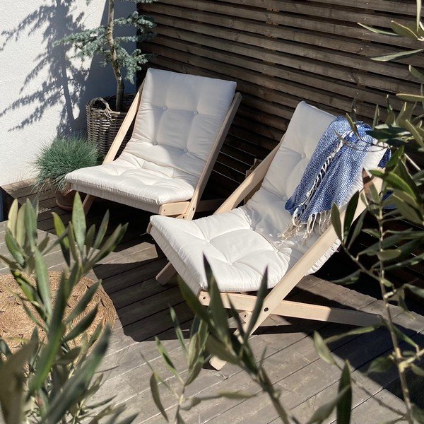 Sedia da giardino bianca Boogie - Karup Design-image-3