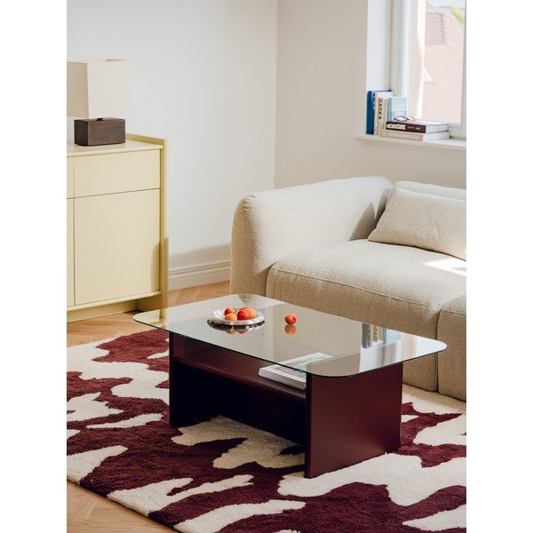 Tavolino da salotto burgundy 63x100 cm Tovo – noo.ma-image-1