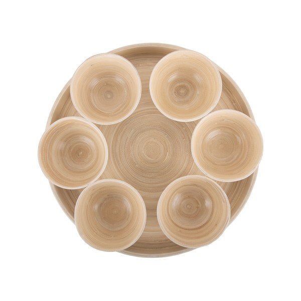 Set da portata in bambù colore naturale ø 32 cm Puro - PT LIVING-image-2