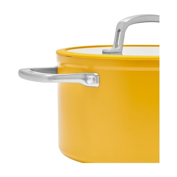 Pentola con coperchio incluso/con superficie in ceramica adatta all'induzione 5,5 l Meda 3.0 – FABINI-image-3