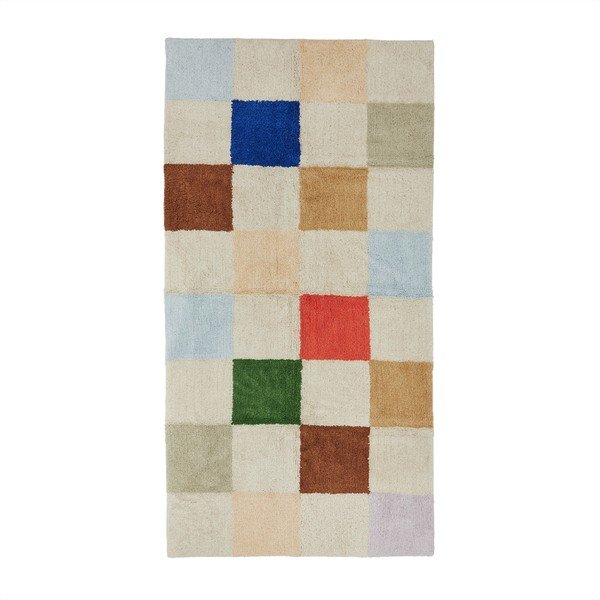 Tappeto per bambini in cotone 84x168 cm Chess – OYOY Mini