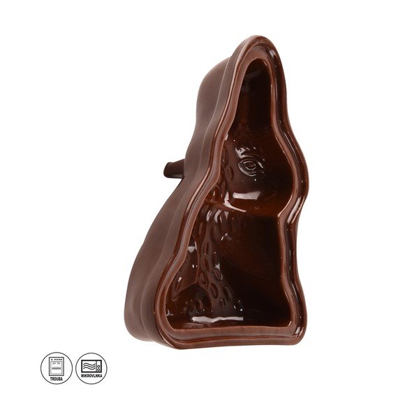 Hnědá keramická forma Orion Bunny