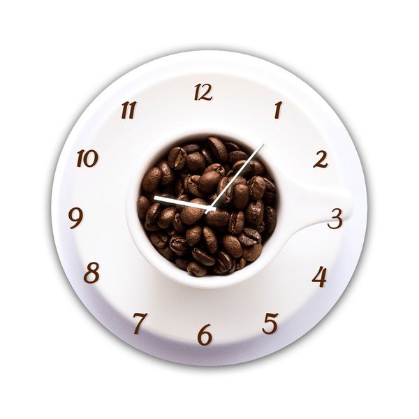 Orologio da parete in vetro , ⌀ 30 cm Cup - Styler