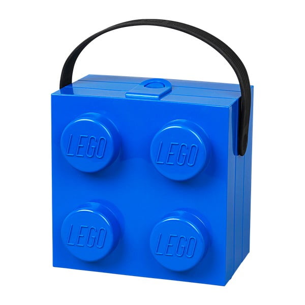 Contenitore blu con maniglia - LEGO®