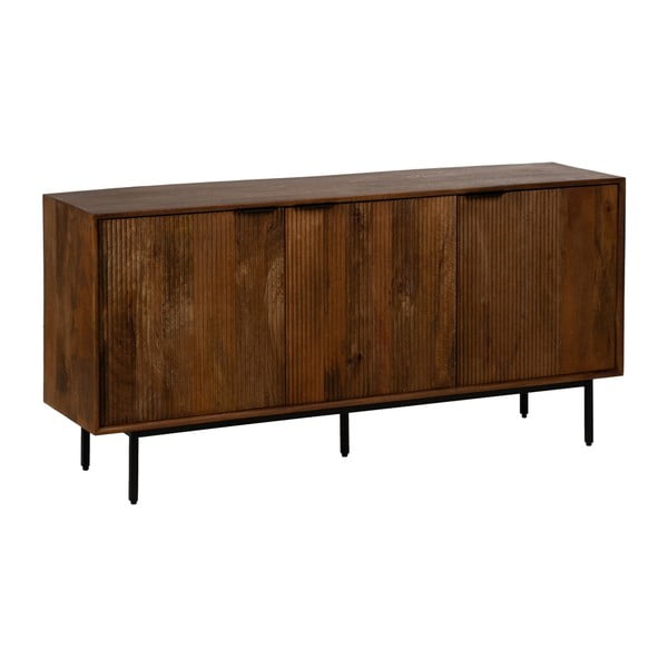 Cassettiera marrone in mango massiccio 160x78x40 cm Sagara – Ixia