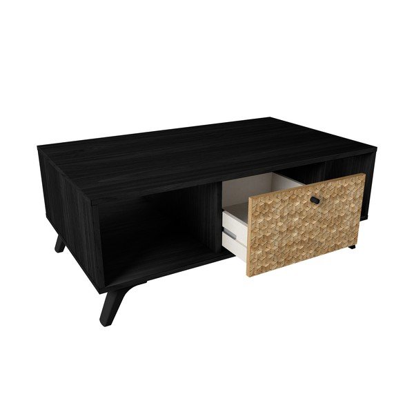 Tavolino nero 60x100 cm Hanoi - Marckeric-image-4