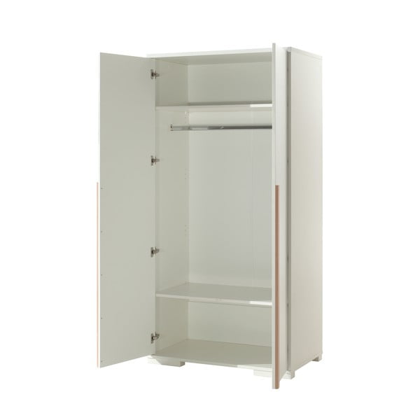 Armadio bianco per bambini 99x195 cm London - Vipack-image-2