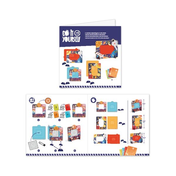 Set per la realizzazione di 3 cornici Universe - Djeco-image-2
