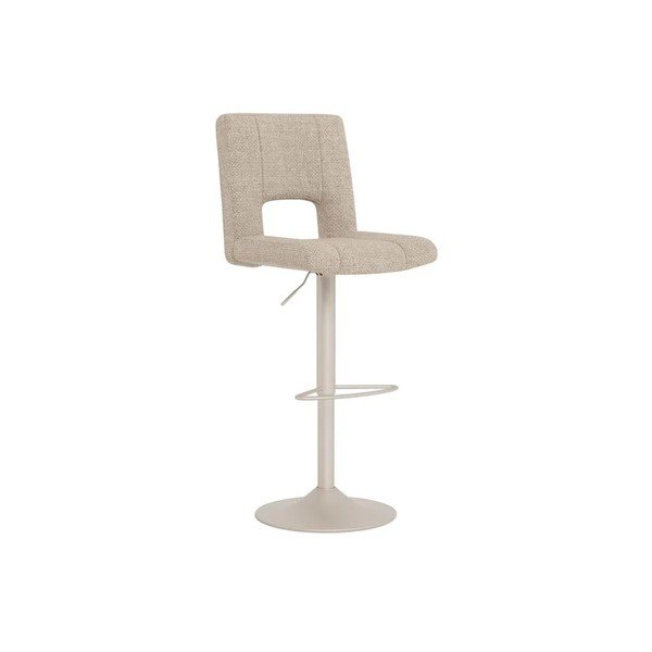 Set di sbagelli da bar beige imbottito con altezza regolabile/girevoli 2 pz (altezza della seduta 62 cm) Sylvia – Actona