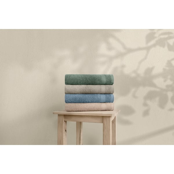 Set di asciugamani tipo terry in cotone 4 pz 50x90 cm – Foutastic-image-1