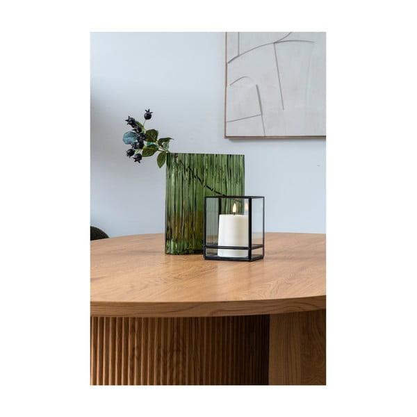 Vaso in vetro verde (altezza 26,5 cm) - House Nordic-image-1