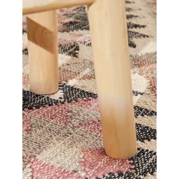 Passatoia grigia in iuta tessuta a mano 80x200 cm Roya Parsa – Elle Decoration-image-3