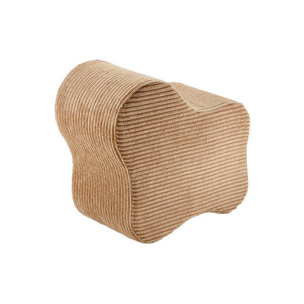 Pouf per bambini marrone con rivestimento in velluto a coste Cloud – Wigiwama-image-2