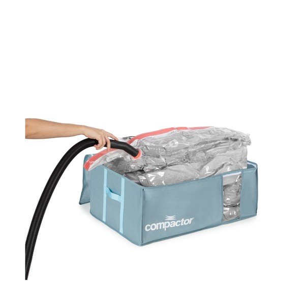 Organizer per vestiti sottovuoto in plastica 65x45x27 cm Blue Edition – Compactor-image-1