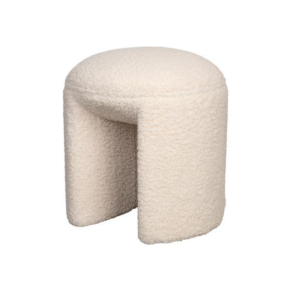 Sgabello color crema imbottito Noxx – White Label