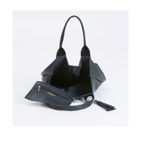 Borsa in pelle nera Lauretta - Giorgio Costa-image-4