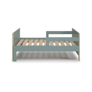 Letto per bambini in crescita di colore verde-naturale 90x140/190 cm Willi - Marckeric