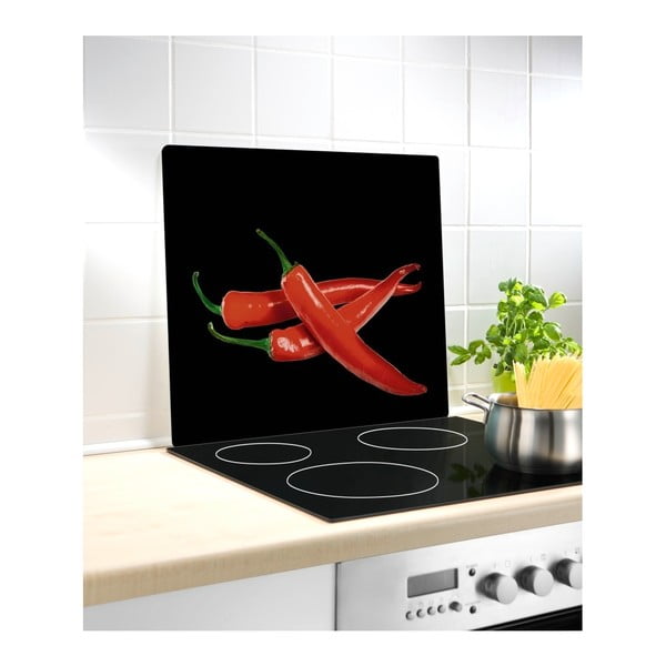 Copri fornelli Peperoni 50 x 56 cm Hot Peperoni - Wenko-image-1