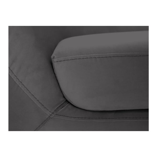 Divano a tre posti grigio Amelie - Mazzini Sofas-image-3