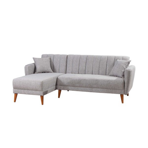 Divano angolare grigio chiaro (angolo sinistro) Aqua - Balcab Home