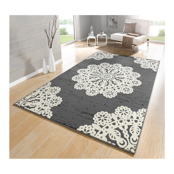 Tappeto grigio Gloria , 200 x 290 cm Lace - Hanse Home-image-1