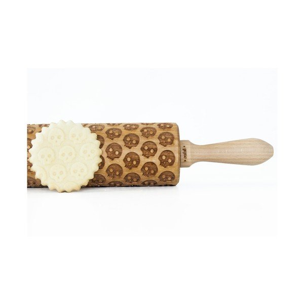 Mattarello con rilievo in legno Scul – Valek-image-1