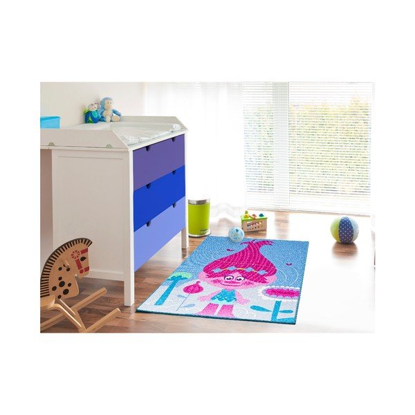Tappeto per bambini Trolls Queen, 95 x 133 cm - Universal