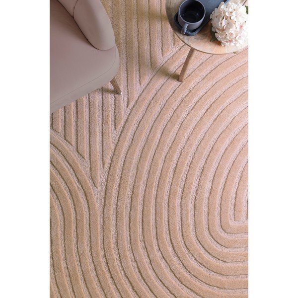 Tappeto in lana rosa 160x230 cm Hague - Asiatic Carpets-image-2