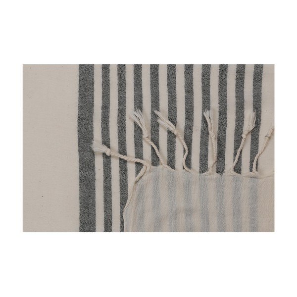 Asciugamano bianco e nero, 170 x 90 cm Natur - Unknown-image-4