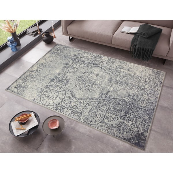 Tappeto grigio , 160 x 230 cm Chenile - Ragami-image-1