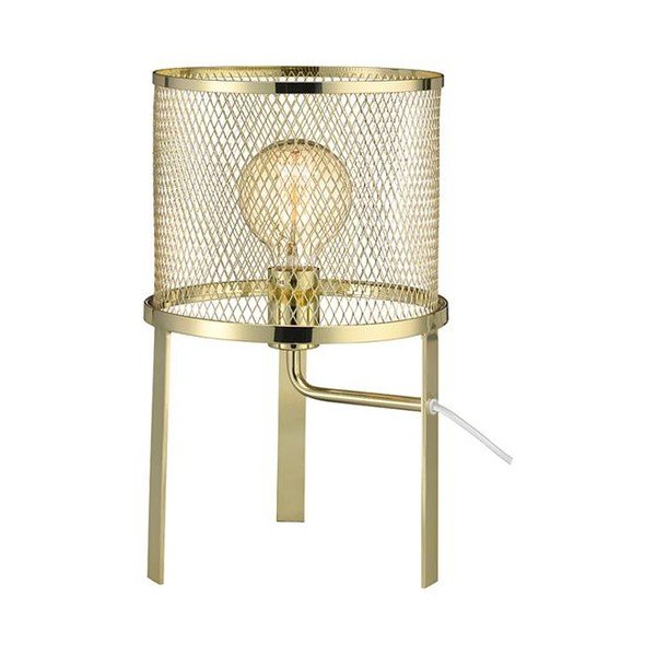 Zlatá stolní lampa Markslöjd Grid