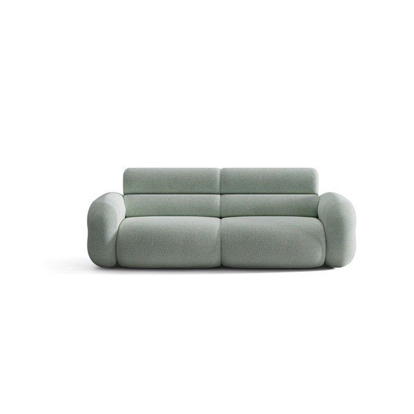 Divano blu con rivestimento in ciniglia 220 cm Neo – Micadoni -image-1