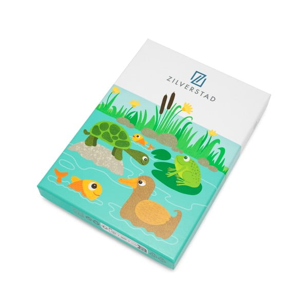 Posate per bambini in acciaio inox argento 4 pezzi Water life - Zilverstad-image-4