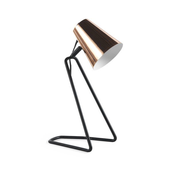 Stolní lampa v měděné barvě Geese Line