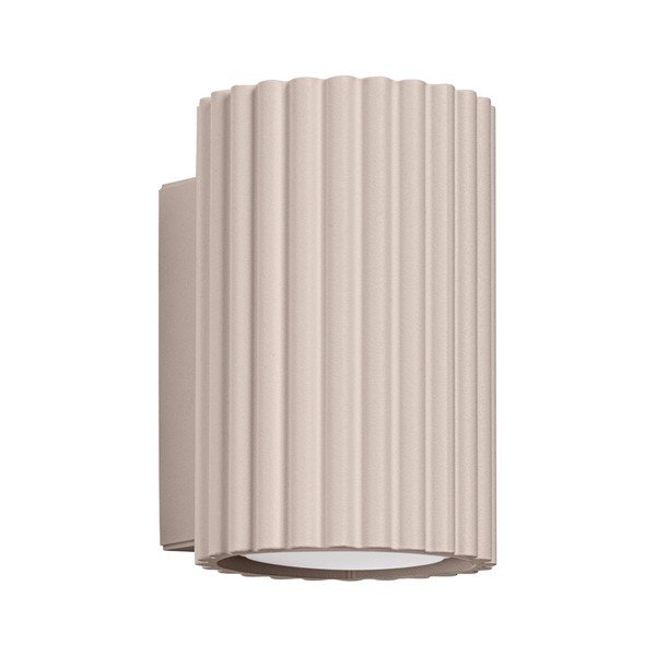 Lampada da parete grigio tortora in metallo ø 6,5 cm Gleam – Sollux