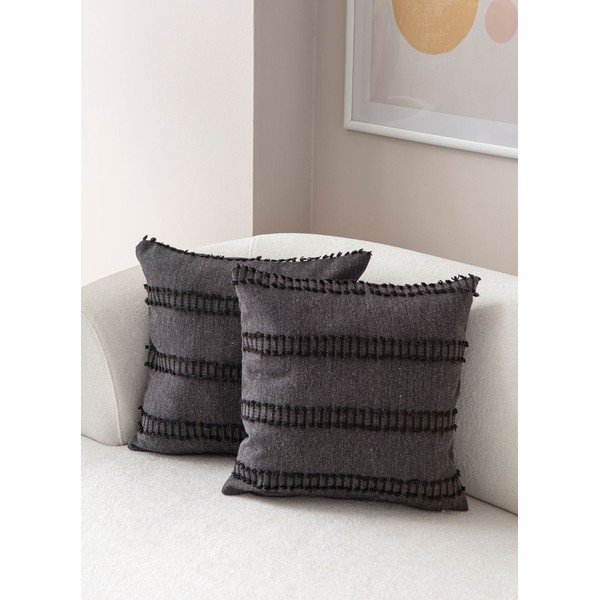 Federe decorative in set 2 pz 43x43 cm Tuffet – Mioli Decor-image-1