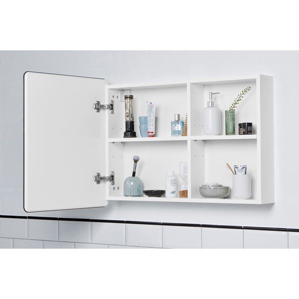 Mobile bagno sospeso bianco con specchio 80x58 cm Color Bath - Tom Tailor-image-1