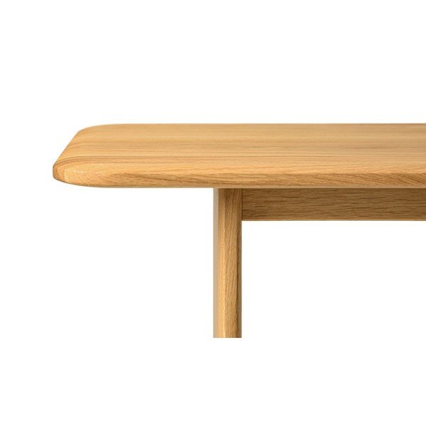 Tavolo consolle di colore naturale in rovere massiccio 40x120 cm Charlotte – Micadoni -image-2