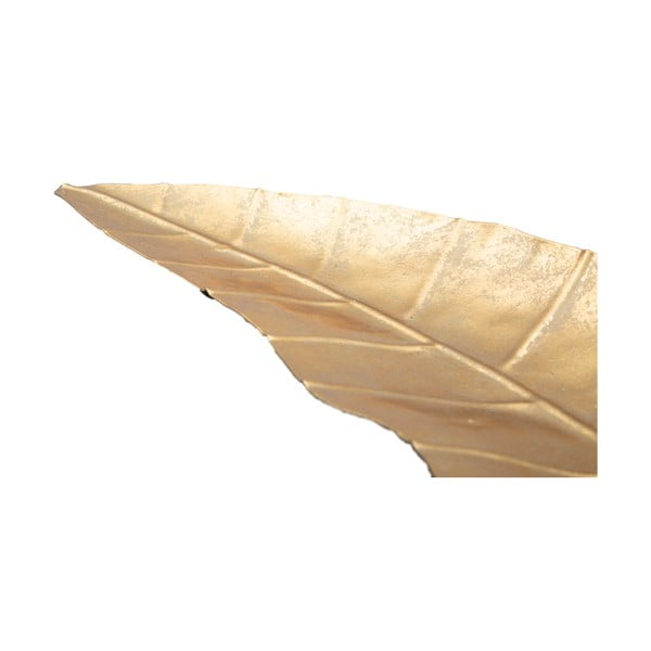 Vassoio decorativo in metallo 11x38 cm Foglia - Mauro Ferretti-image-4
