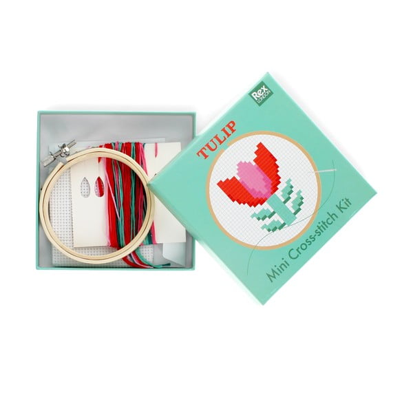 Set creativo punto-croce Cross-stitch Kit Tulip - Rex London-image-2