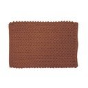 Tappetino per il bagno color terracotta 50x80 cm Ariel – douceur d'intérieur