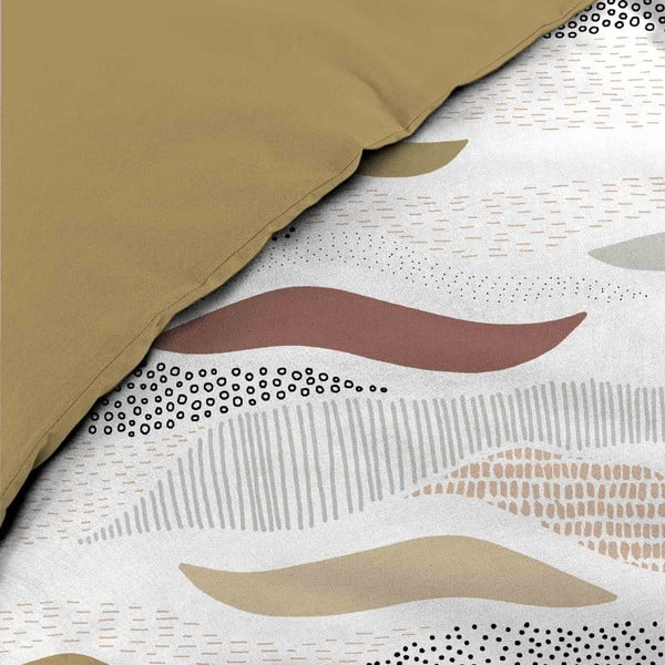 Set copripiumino e federa bianco in microfibra per letto matrimoniale ed esteso 240x220 cm Zenith – douceur d'intérieur-image-3