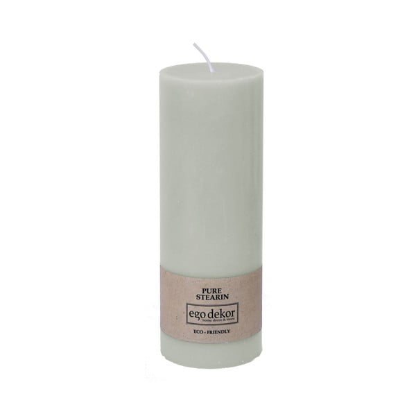 Candela Friendly blu turchese, durata di combustione 60 h Eco - Eco candles by Ego dekor