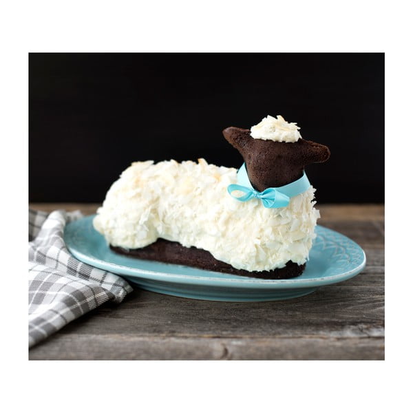 Stampo pasquale in argento a forma di agnello , 700 ml - Nordic Ware-image-2